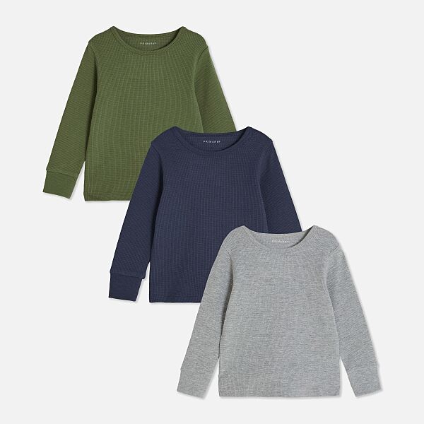 PRIMARK WARM HEAT IQ 4PK THERMAL WAFFLE LONG SLEEVE MULTI �15, £10, €13, 340CZK, 55PLN, 4800HUF, 65RON (2)-min