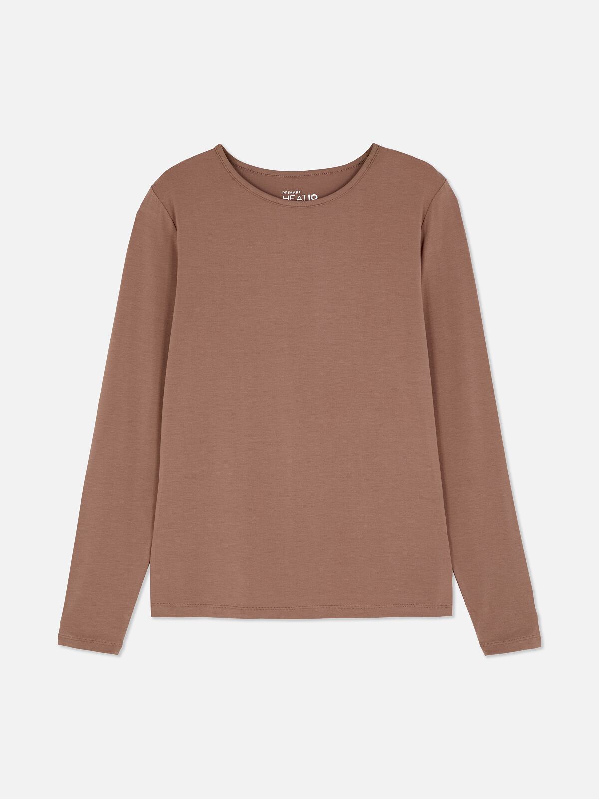PRIMARK HEAT IQ Silk Long Sleeve Top Mocha �18, £14, €16, 415CZK, 70PLN, 6000HUF, 80RON-min