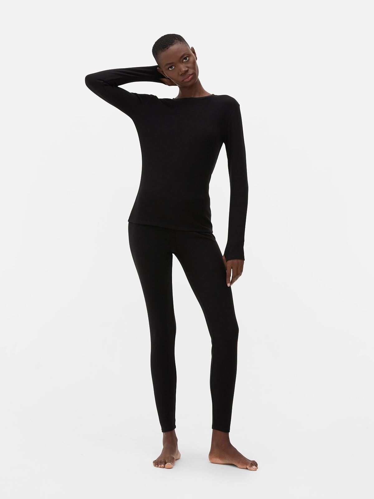 PRIMARK HEAT IQ Fleece Long Sleeve Top BLACK �14, £12, €13, 340CZK, 55PLN, 4800HUF, 65RON-min