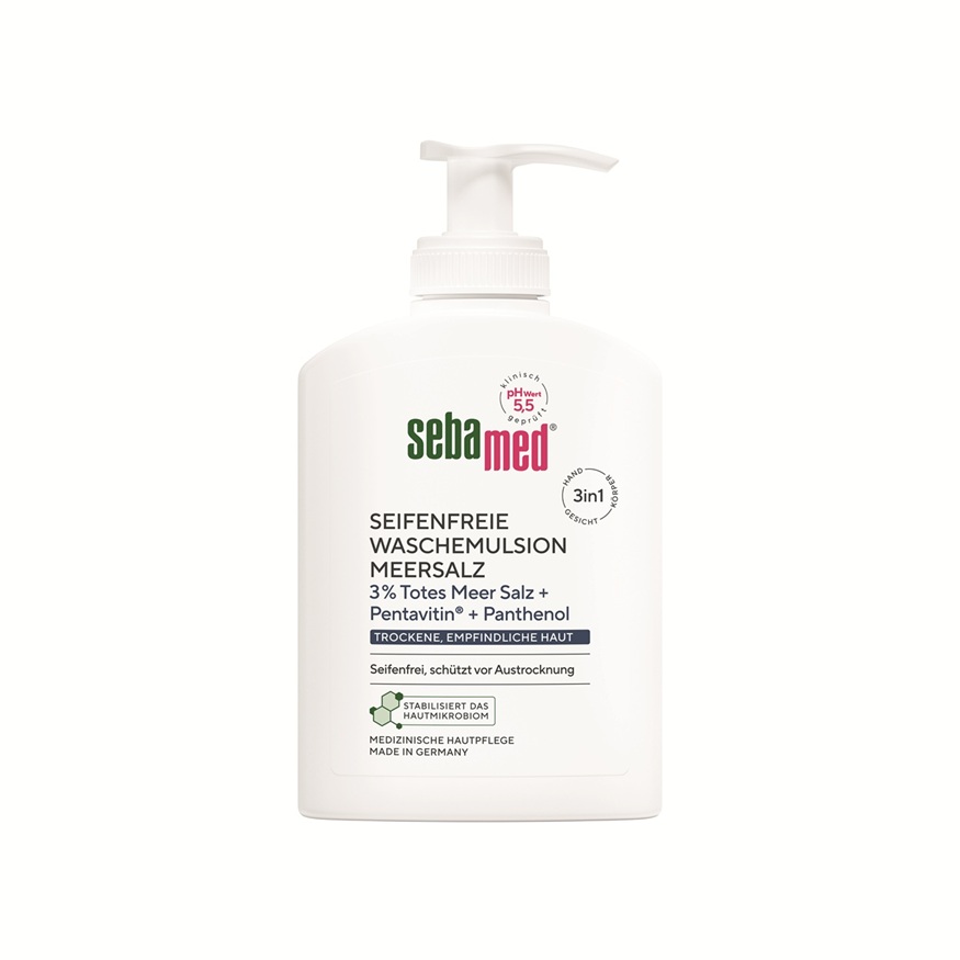 sebamed Quiet Skincare seifenfreie Waschemulsion Meersalz
