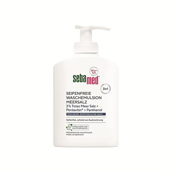 sebamed Quiet Skincare seifenfreie Waschemulsion Meersalz